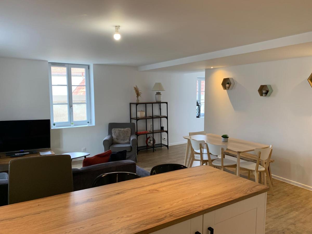 Bel Appartement Au Coeur Du Village Saint-Aubin  Exterior foto